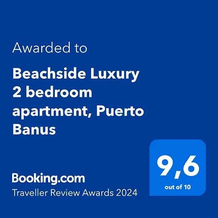 Beachside Luxury 2 Bedroom Apartment, Puerto Banus 마르베야